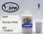 Preview: Saab, Olympic White, 50U / WA8624: 20ml Lackstift, von ATW Autoteile West.